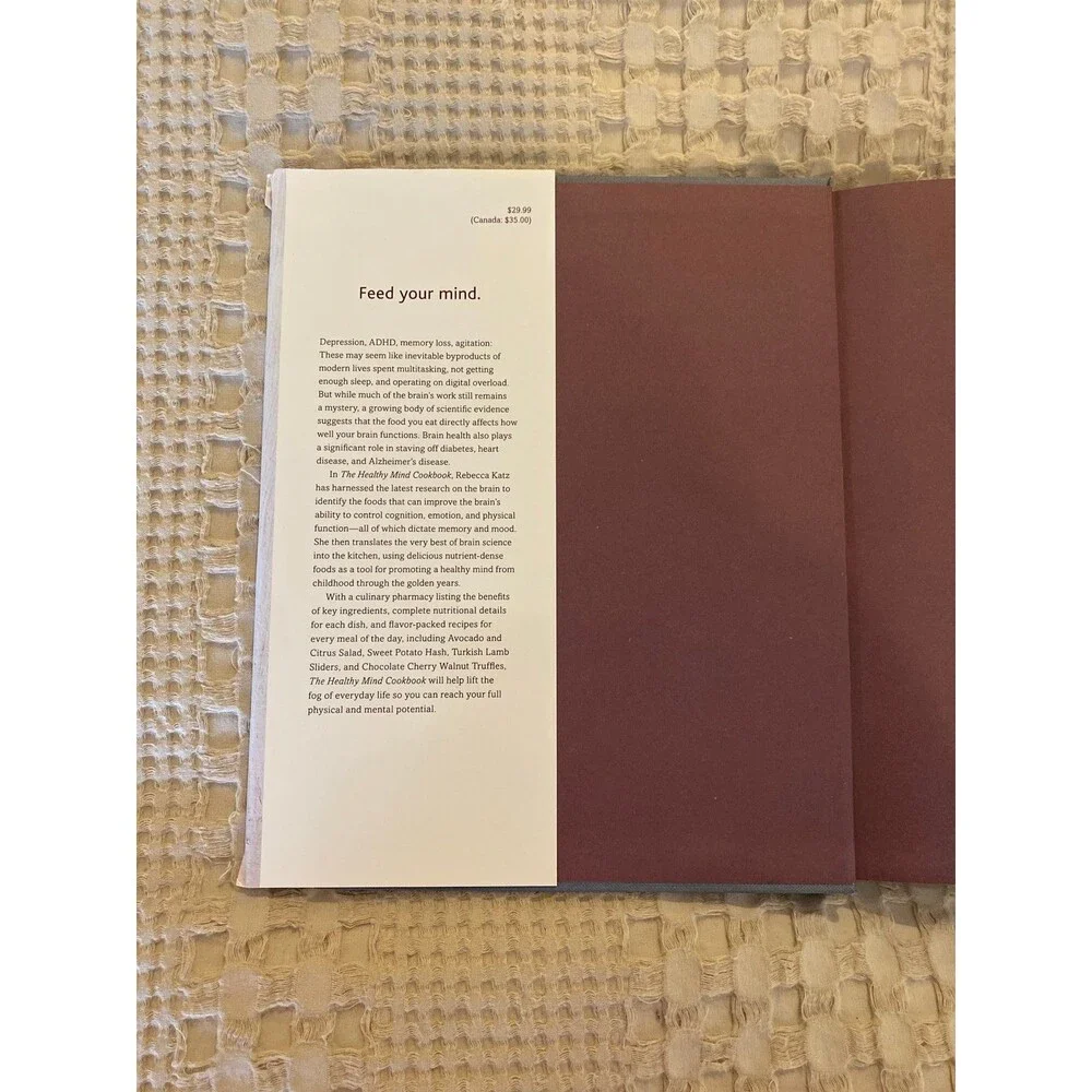 The Healthy Mind Cookbook Enhance Brain, Mood Memory Rebecca‎ Katz Recipe Photos